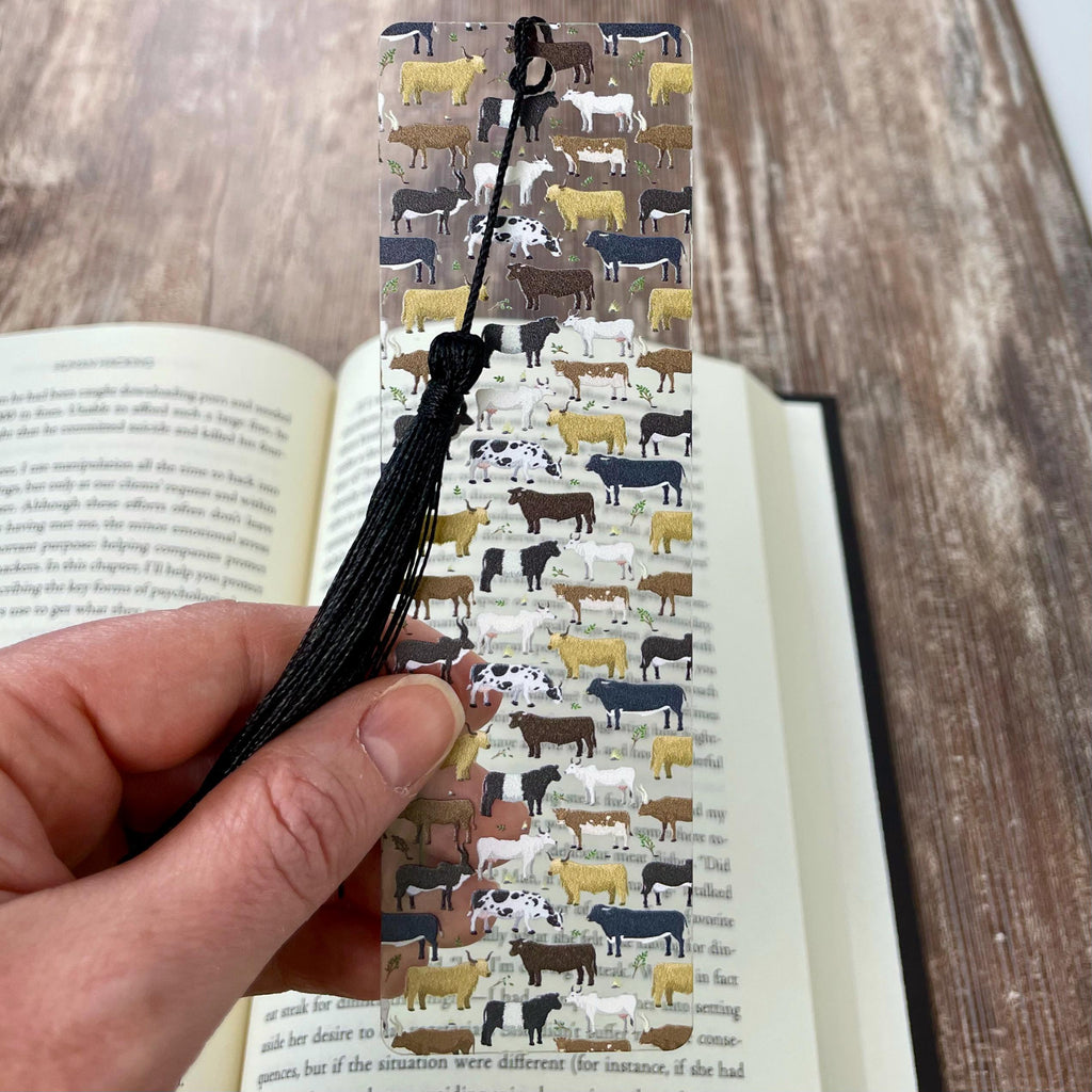 Farm Animal Bookmark Gift Set for Cow and Pig Lovers Makes a Fun Farmer Gift, Homesteader Gift or Stocking Stuffer