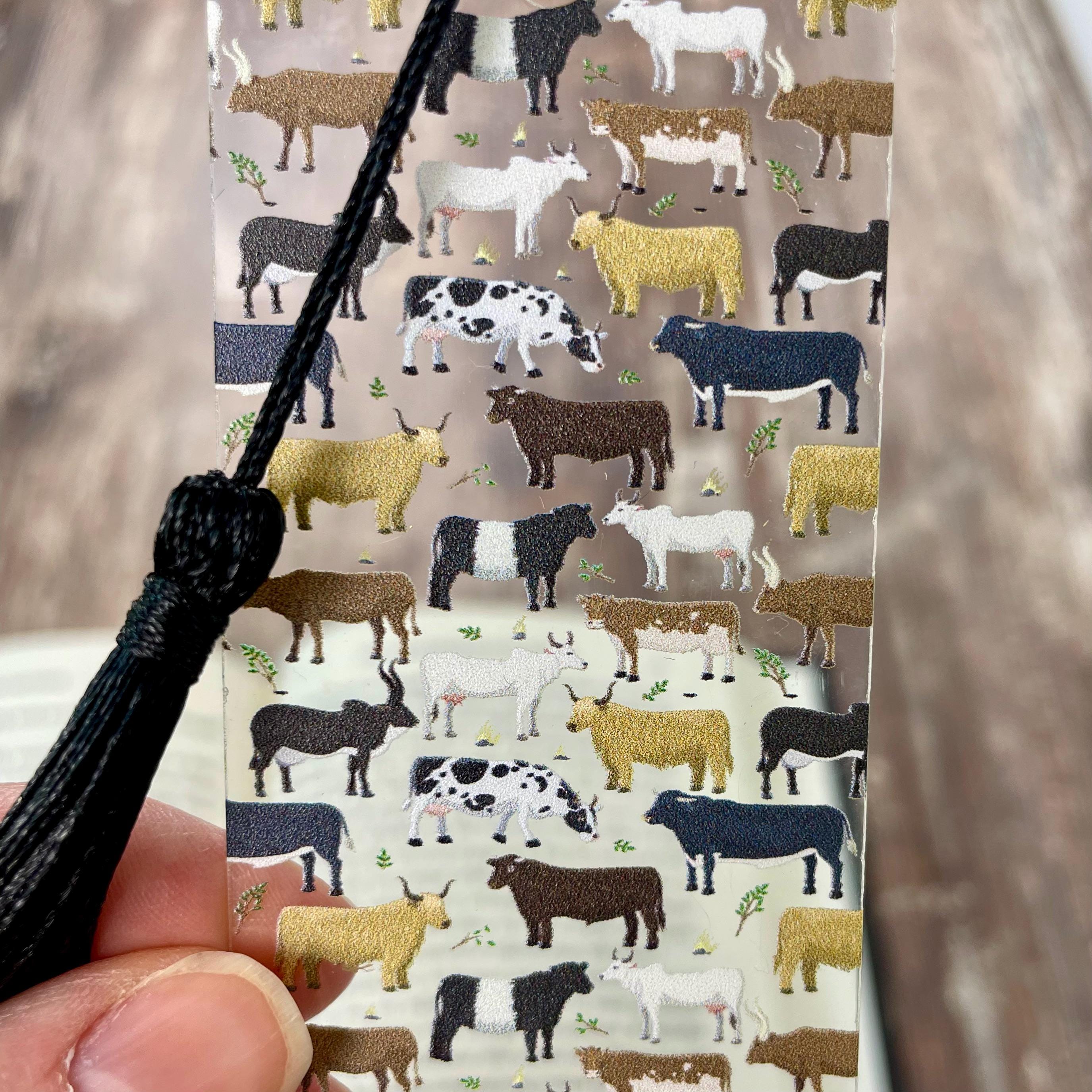 Farm Animal Bookmark Gift Set for Cow and Pig Lovers Makes a Fun Farmer Gift, Homesteader Gift or Stocking Stuffer