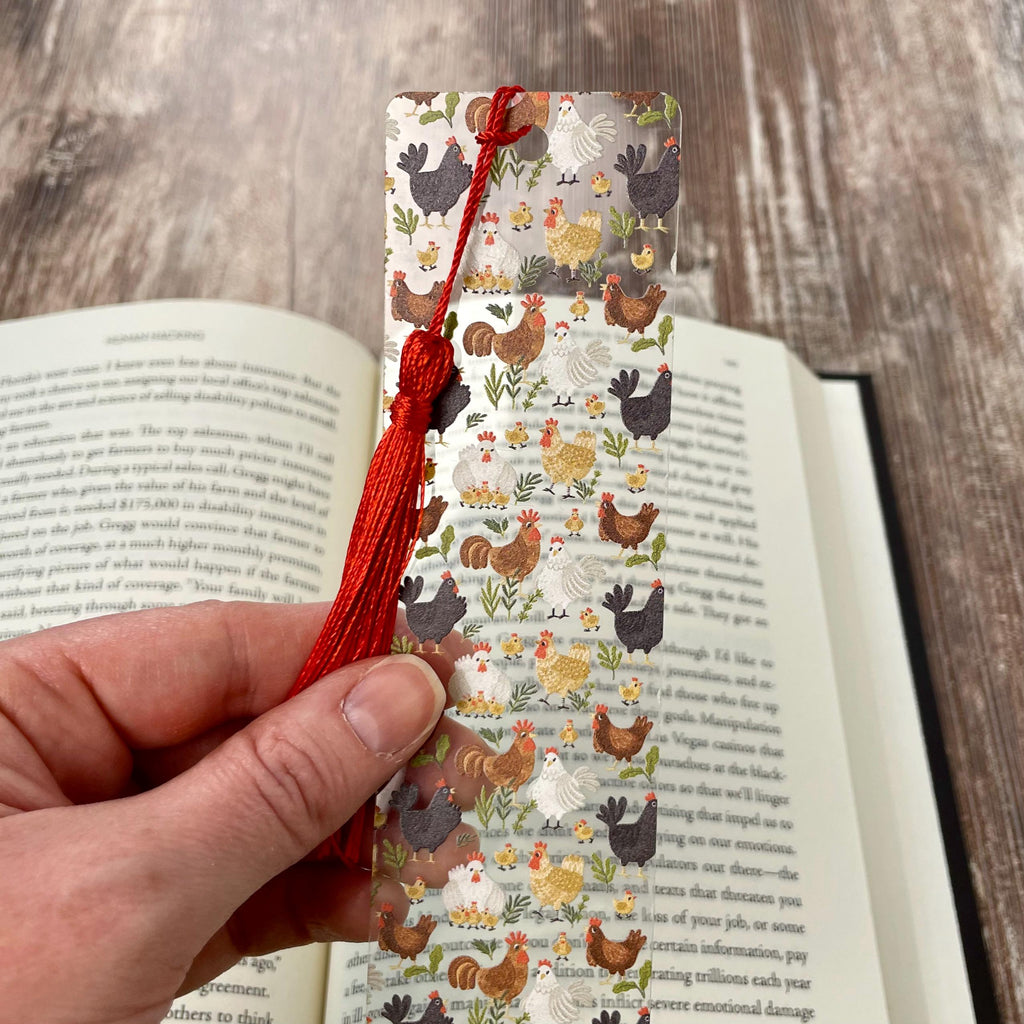 Chicken and Goat Bookmark Gift Set for Farm Animal Lovers Makes a Fun Farmer Gift, Homesteader Gift or Stocking Stuffer