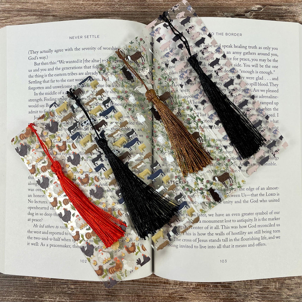 Farm Animal Bookmark Gift Set for Livestock Lovers Makes a Fun Farmer Gift, Homesteader Gift or Stocking Stuffer