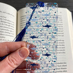 Shark and Sea Turtle Bookmark Gift Set for Ocean Lovers Makes a Fun Birthday Gift or Stocking Stuffer