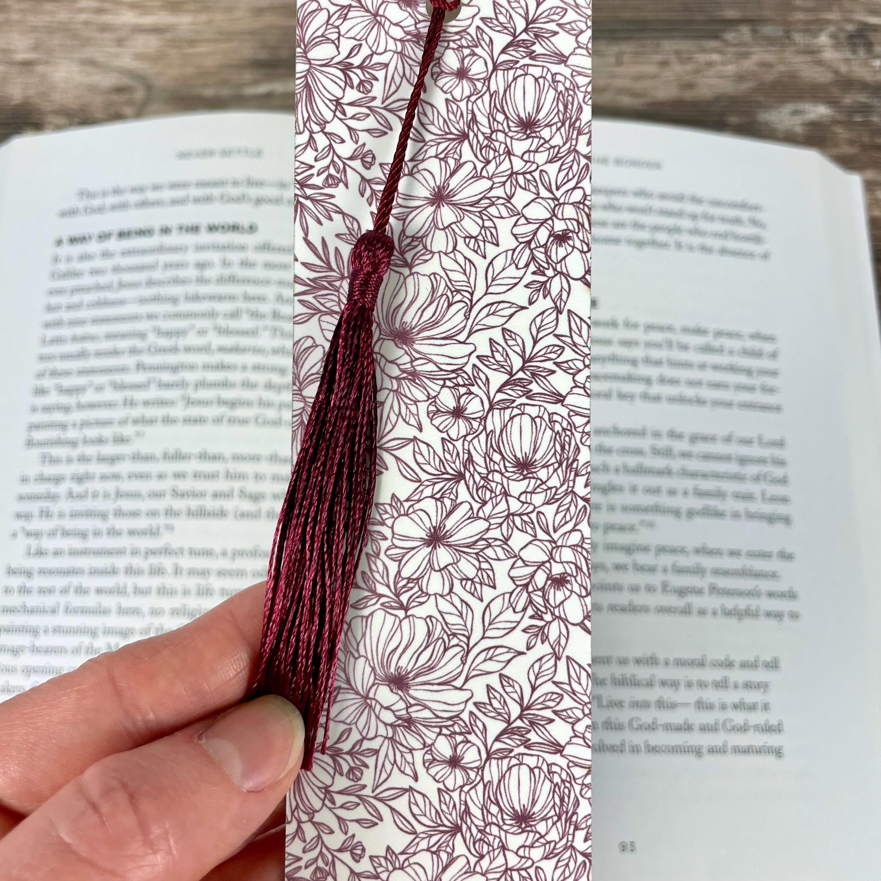 Floral Bookmark Gift Set for Flower Lovers Makes a Thoughtful Gardener Gift, Teacher Appreciation Gift or Stocking Stuffer