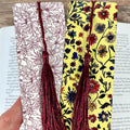 Floral Bookmark Gift Set for Flower Lovers Makes a Thoughtful Gardener Gift, Teacher Appreciation Gift or Stocking Stuffer