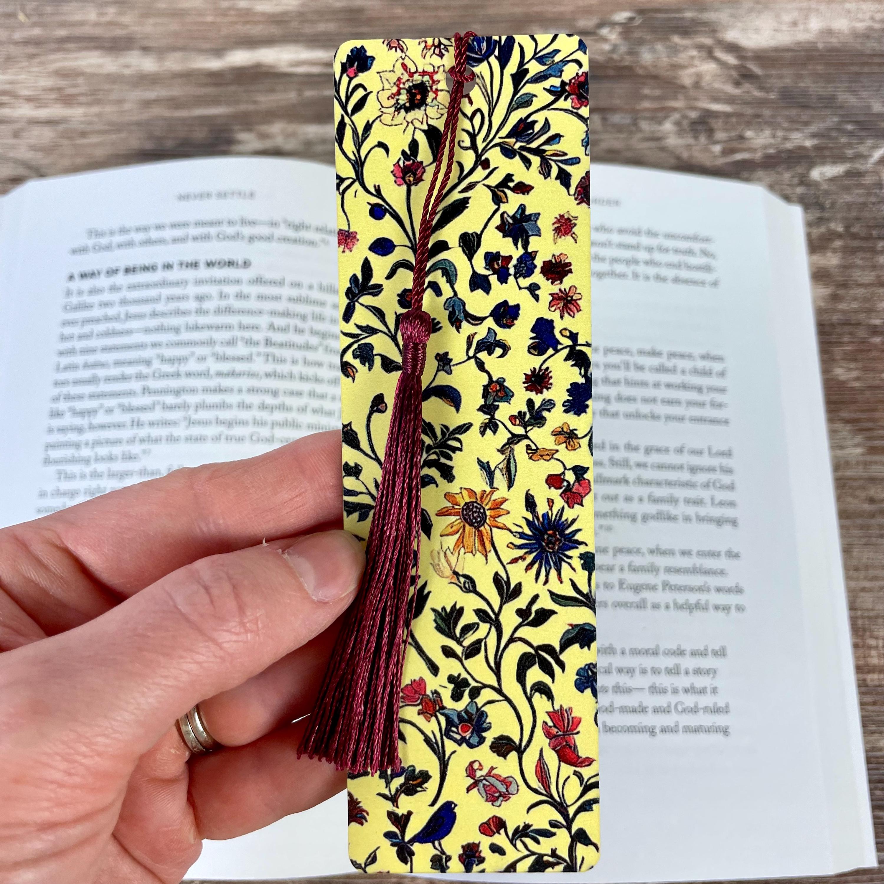 Floral Bookmark Gift Set for Flower Lovers Makes a Thoughtful Gardener Gift, Teacher Appreciation Gift or Stocking Stuffer