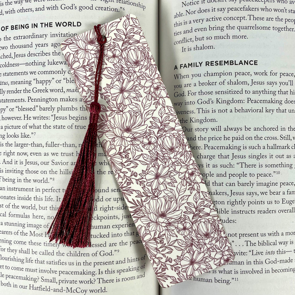 Floral Bookmark Gift Set for Flower Lovers Makes a Thoughtful Gardener Gift, Teacher Appreciation Gift or Stocking Stuffer