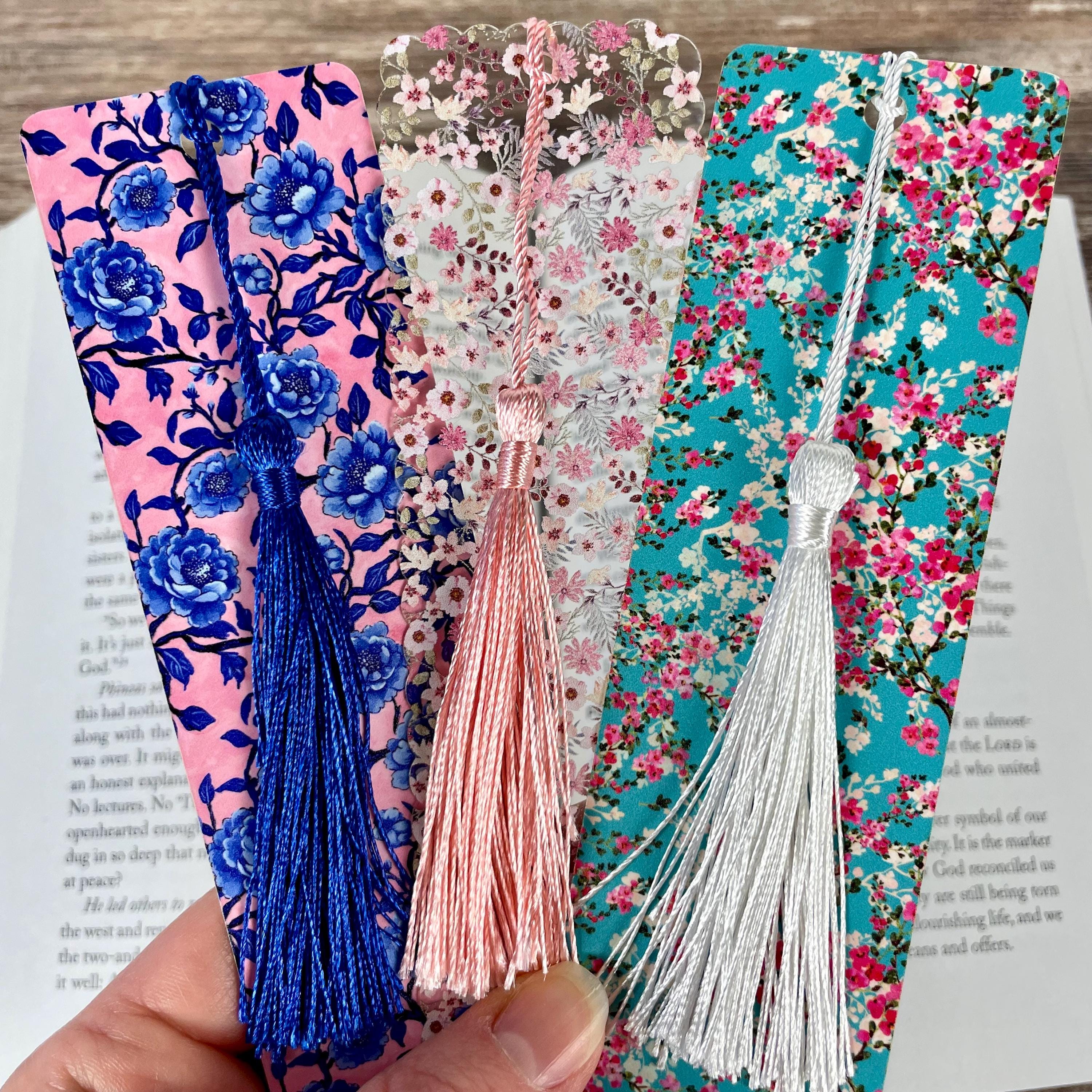 Floral Bookmark Gift Set for Flower Lovers Makes a Thoughtful Gift for Her, Teacher Gift or Birthday Present