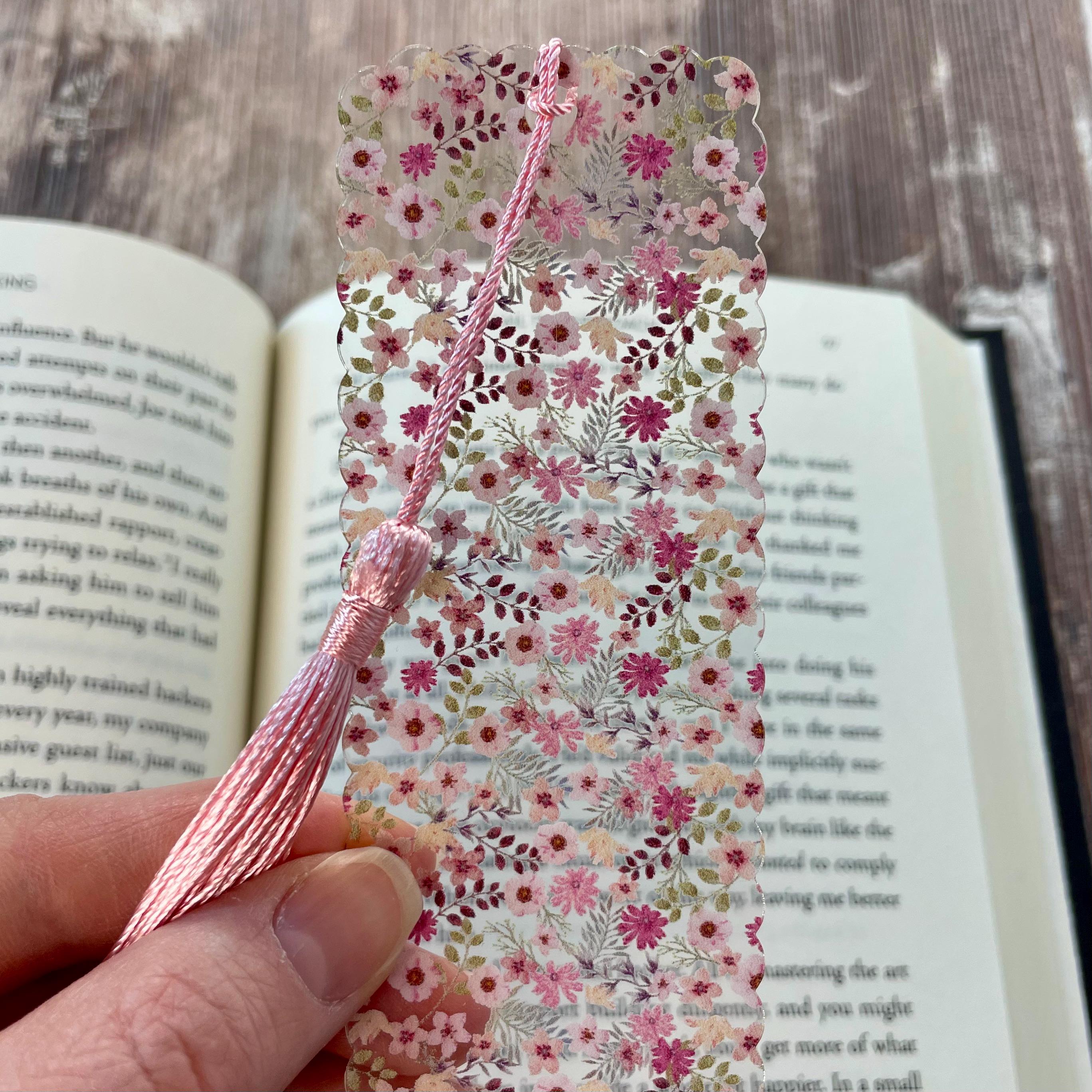 Floral Bookmark Gift Set for Flower Lovers Makes a Thoughtful Gift for Her, Teacher Gift or Birthday Present