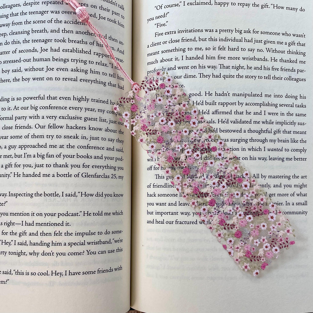 Floral Bookmark Gift Set for Flower Lovers Makes a Thoughtful Gift for Her, Teacher Gift or Birthday Present