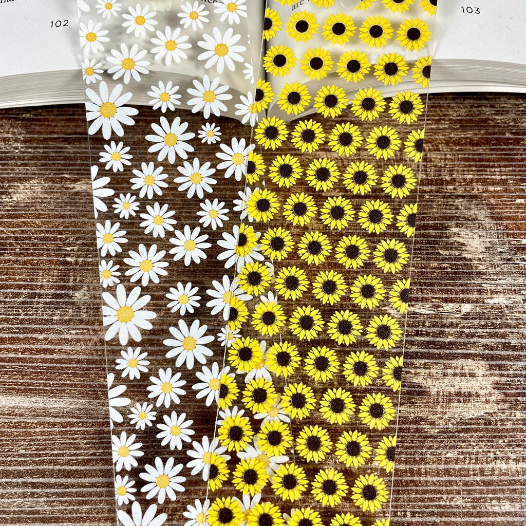 Daisy and Sunflower Bookmark Gift Set Makes a Cheerful Teacher Appreciation Gift, Flower Lover Gift or Stocking Stuffer