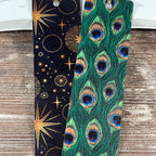 Celestial and Peacock Bookmark Gift Set Makes a Boho Gift for Her, Peacock Lover Gift or Stocking Stuffer