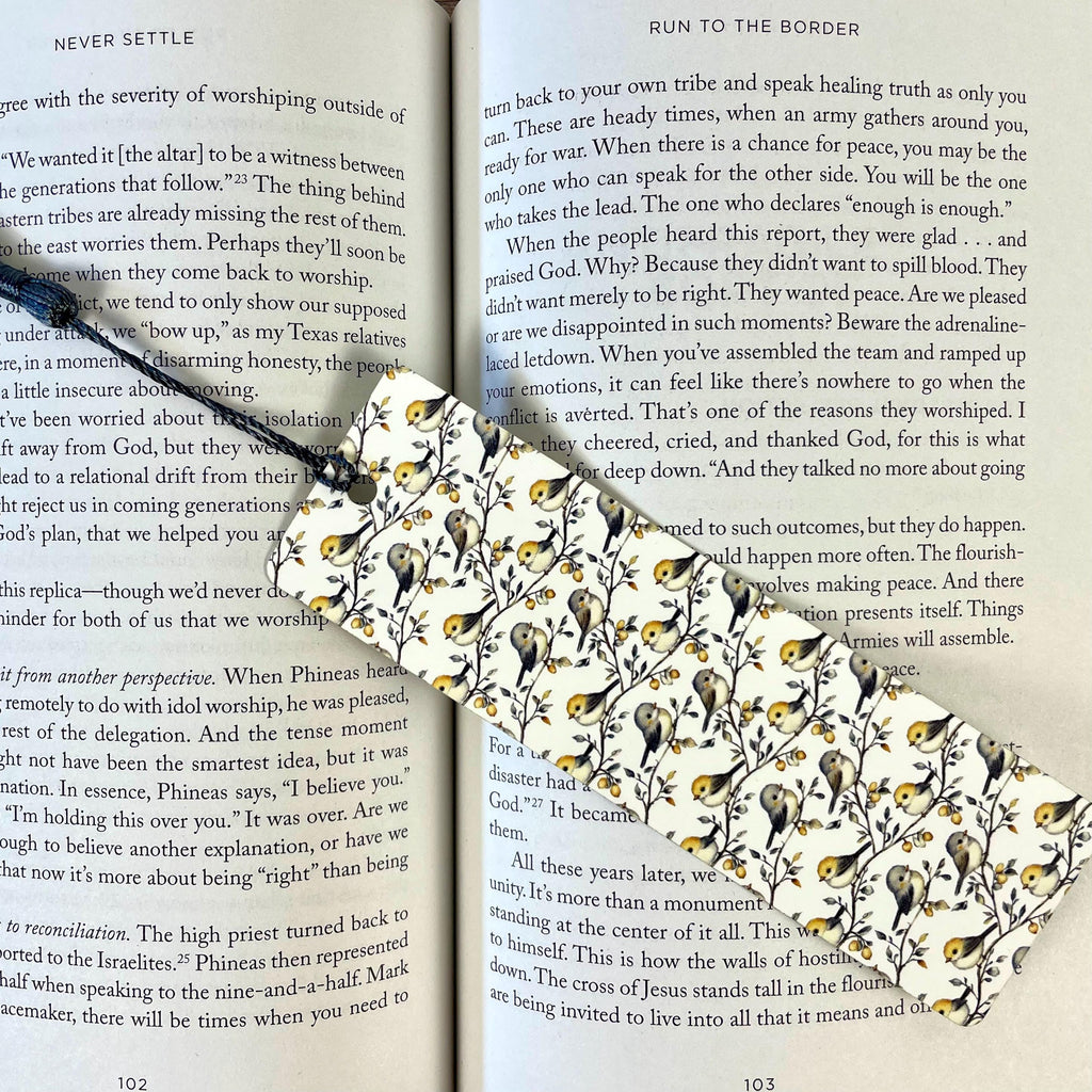 Vintage Songbird Bookmark with Woodland Charm Makes a Thoughtful Gift for Bird Lovers, Teachers and Bookworms