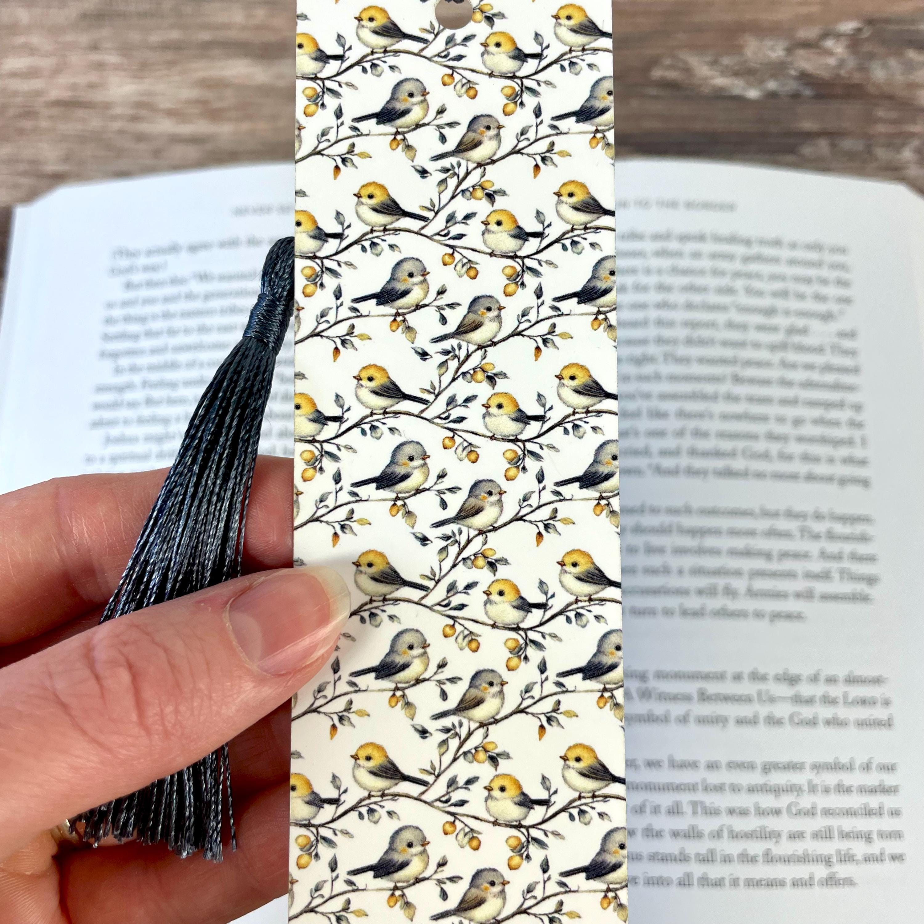 Vintage Songbird Bookmark with Woodland Charm Makes a Thoughtful Gift for Bird Lovers, Teachers and Bookworms