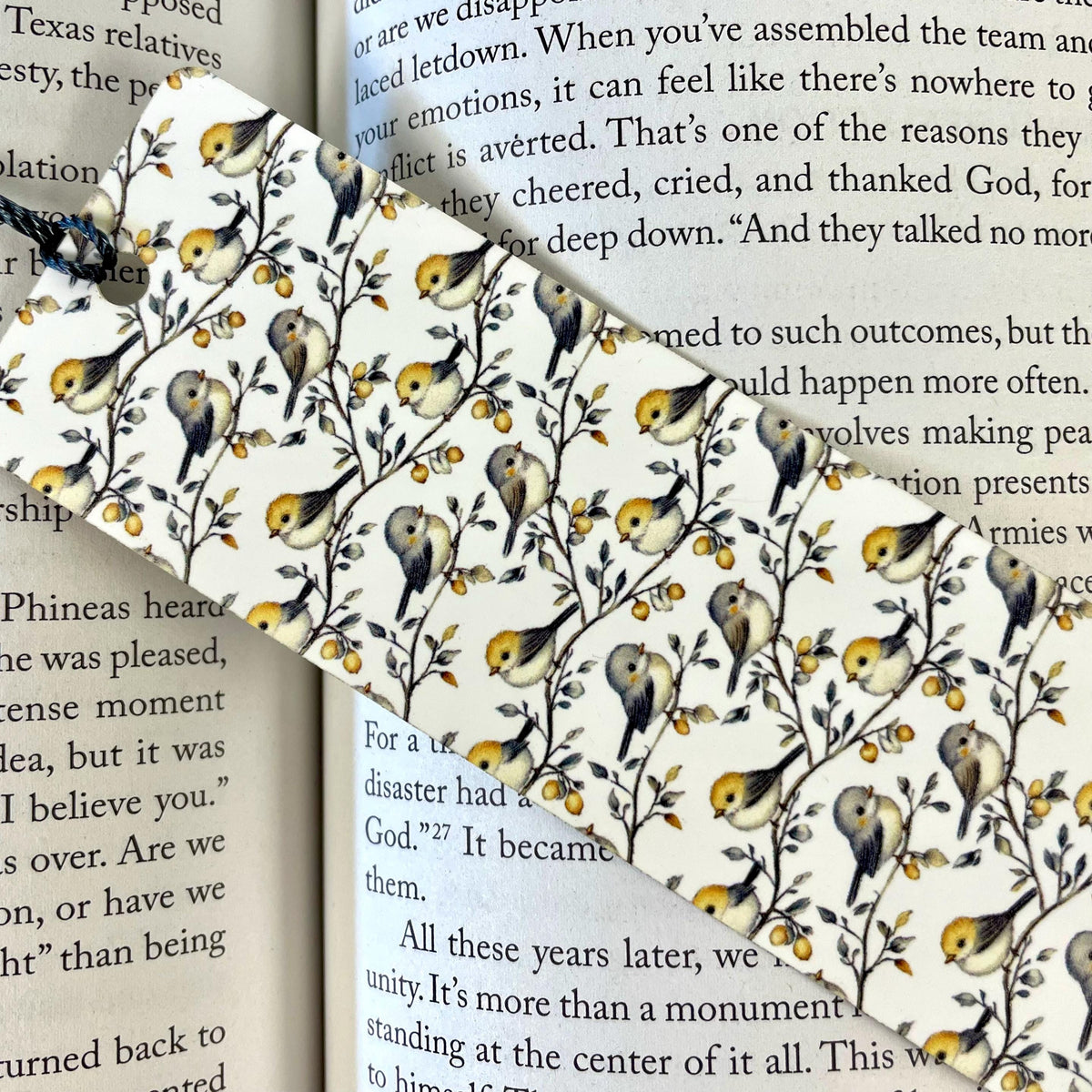 Vintage Songbird Bookmark with Woodland Charm Makes a Thoughtful Gift for Bird Lovers, Teachers and Bookworms