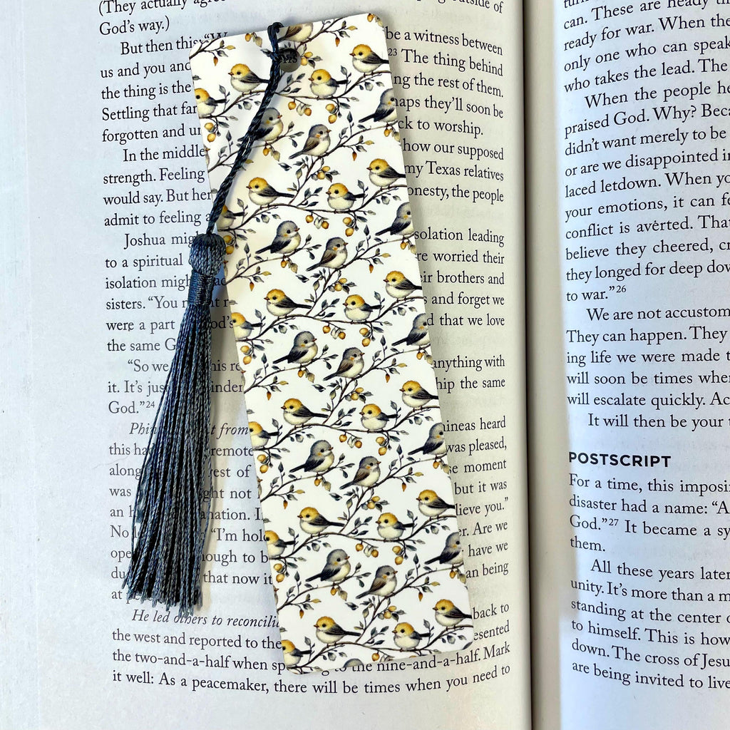 Vintage Songbird Bookmark with Woodland Charm Makes a Thoughtful Gift for Bird Lovers, Teachers and Bookworms