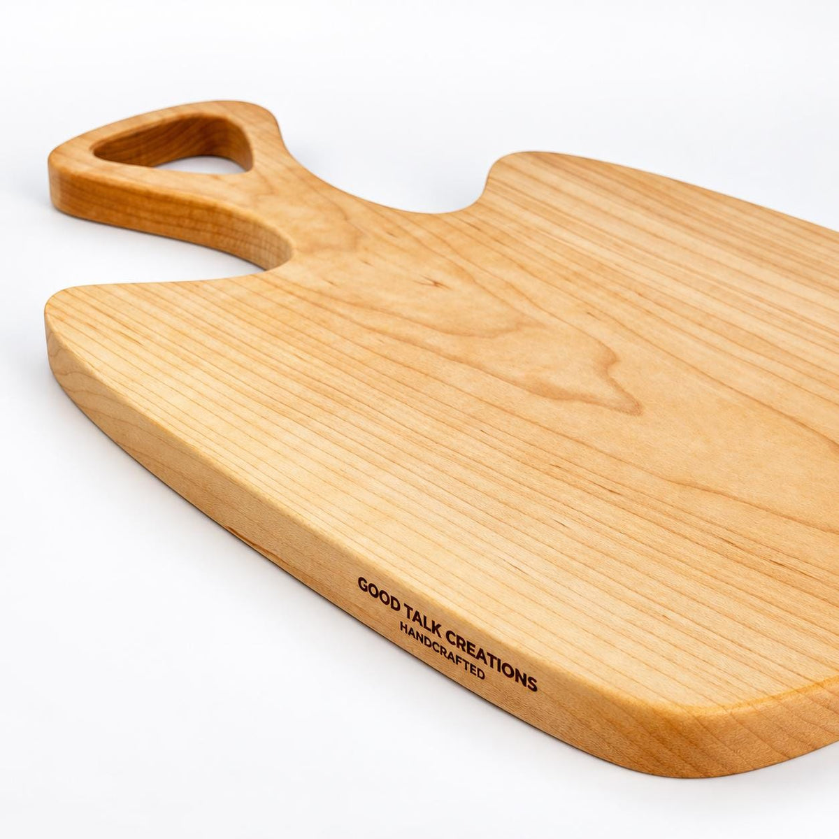 Personalized One-Piece Wood Cutting Board | Handmade Walnut, Cherry or Maple Serving Board | Non-Toxic Food Safe Finish | Wedding Gift
