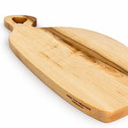 Personalized Wood Cutting Board | One-Piece Walnut, Maple or Cherry Serving Board | Handmade Food Safe Paddle Board | Wedding Gift
