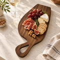 Personalized Wood Cutting Board | One-Piece Walnut, Maple or Cherry Serving Board | Handmade Food Safe Paddle Board | Wedding Gift