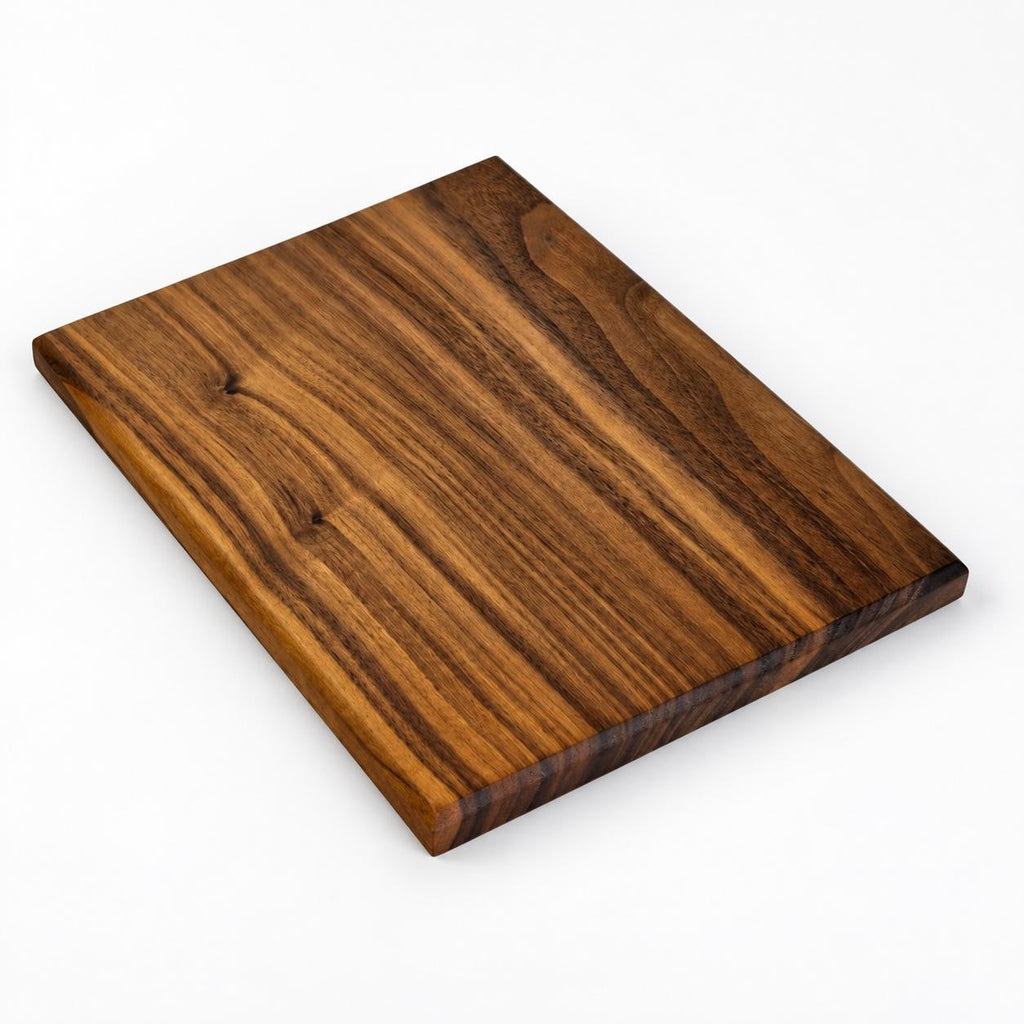 One Piece Wood Cutting Board, Non Toxic Cutting Board, Solid Walnut Maple Cherry, Reversible Kitchen Board