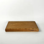 Thick Solid Wood Cutting Board, 1.25 Inch One Piece Walnut Maple or Cherry, No Glue Hardwood Kitchen Board