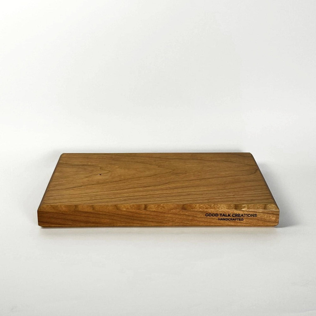 Thick Solid Wood Cutting Board, 1.25 Inch One Piece Walnut Maple or Cherry, No Glue Hardwood Kitchen Board