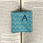 Personalized Bookmark with Embroidered Initial, a Sweet Gift for Readers, Best Friends or Someone Special