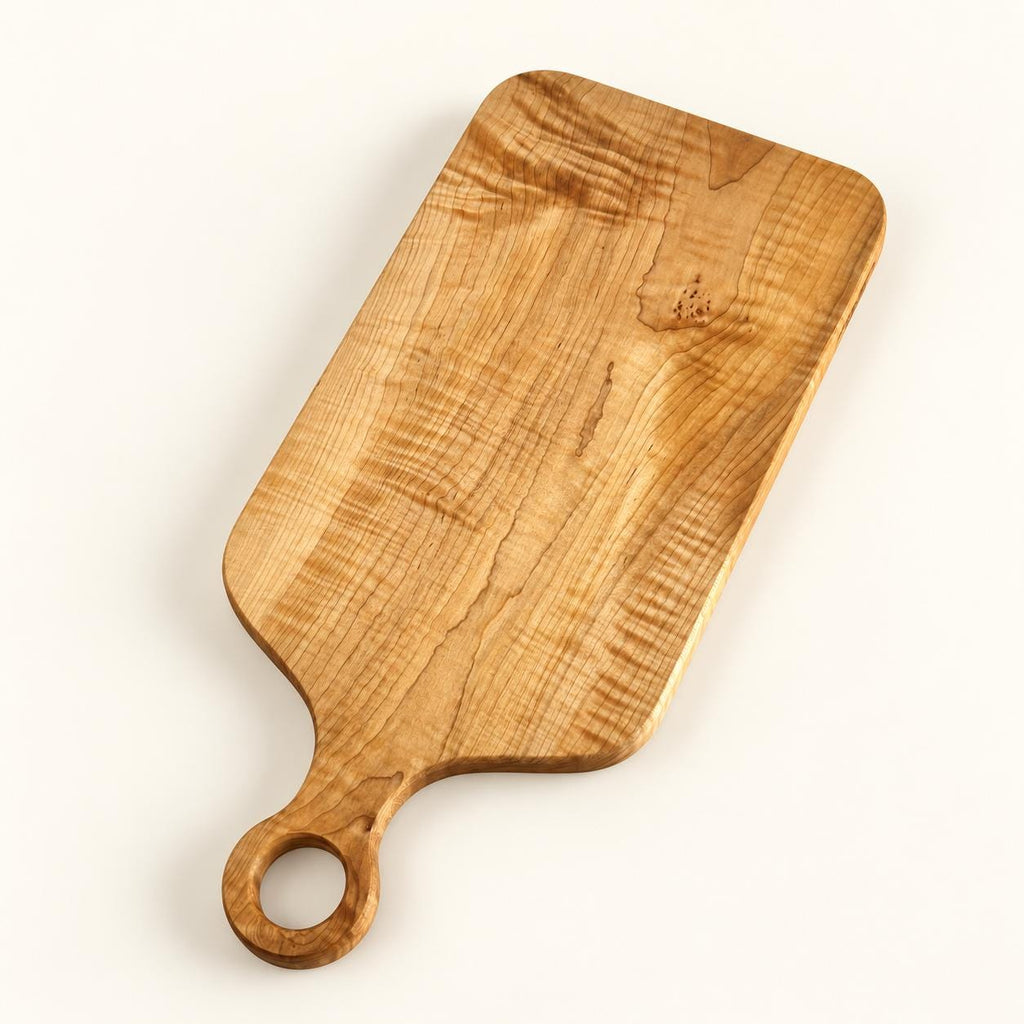 Solid Wood Cutting Board, One Piece Hardwood, Walnut Cherry Maple Serving Board, Charcuterie Board, Wedding Gift, Housewarming Gift