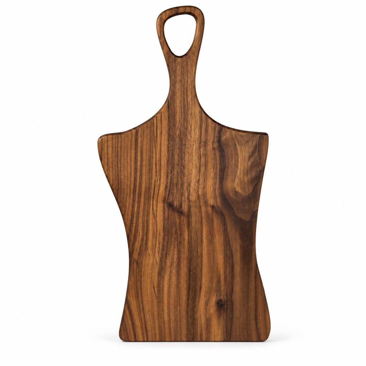 Serving Board with Handle, Charcuterie Board, Wooden Serving Tray, Cheese Board, Reversible Serving Board, Kitchen Serving Platter