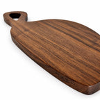 Personalized Wood Cutting Board | One-Piece Walnut, Maple or Cherry Serving Board | Handmade Food Safe Paddle Board | Wedding Gift