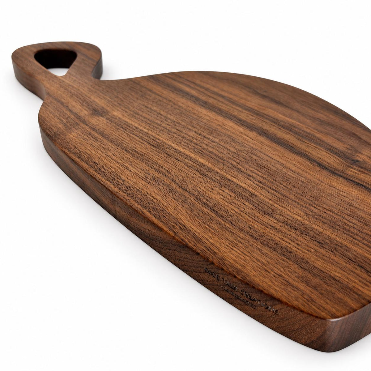 Personalized Wood Cutting Board | One-Piece Walnut, Maple or Cherry Serving Board | Handmade Food Safe Paddle Board | Wedding Gift