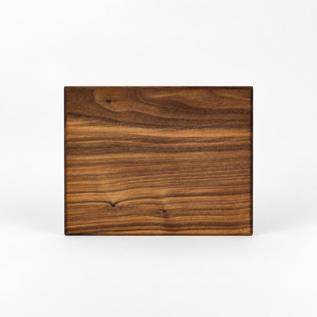 One Piece Wood Cutting Board, Non Toxic Cutting Board, Solid Walnut Maple Cherry, Reversible Kitchen Board