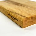 Thick Solid Wood Cutting Board, 1.25 Inch One Piece Walnut Maple or Cherry, No Glue Hardwood Kitchen Board