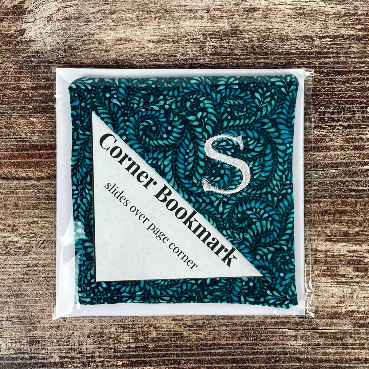 Personalized Bookmark with Embroidered Initial, a Thoughtful Book Lover, Teacher or Book Club Gift