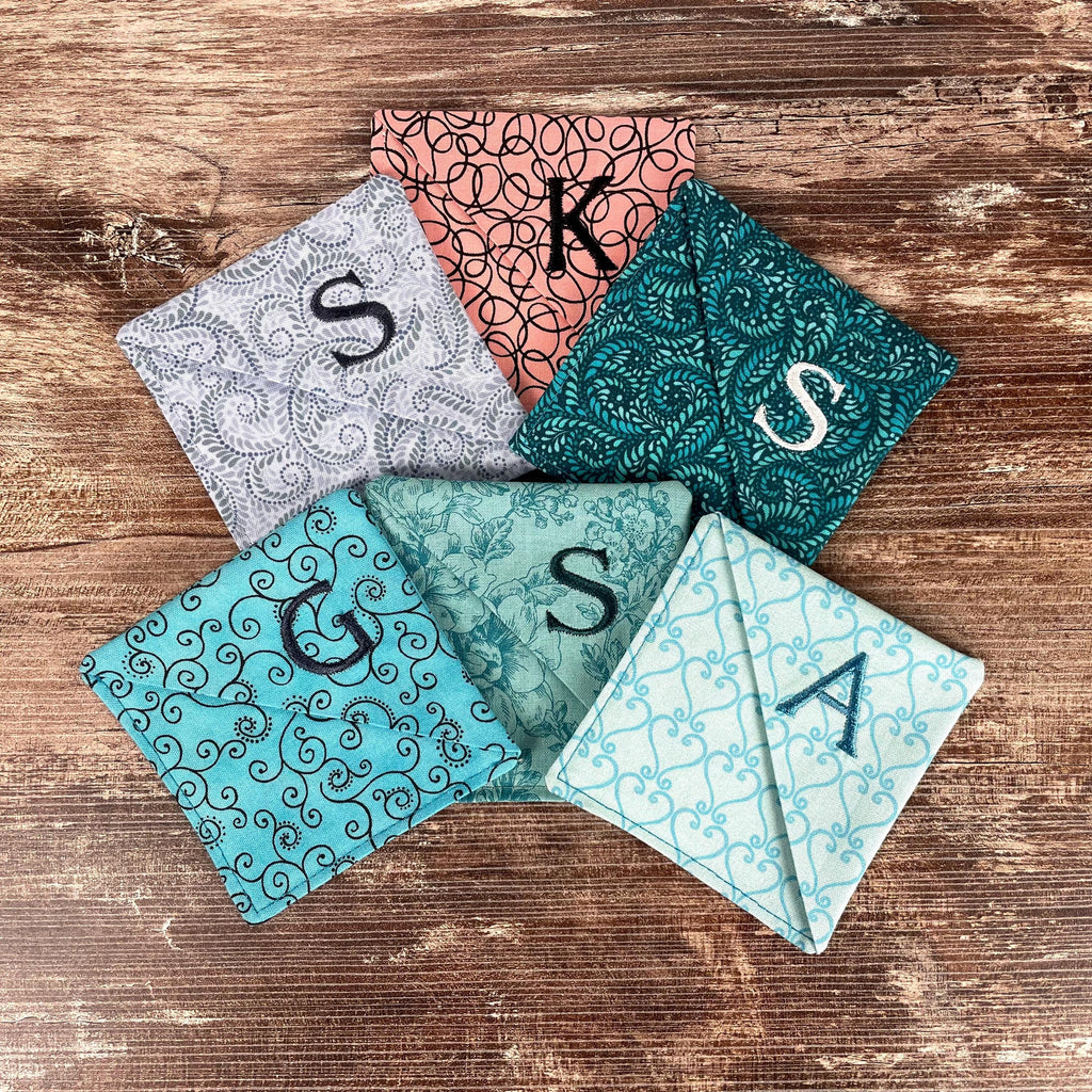 Personalized Bookmark with Embroidered Initial, a Thoughtful Book Lover, Teacher or Book Club Gift