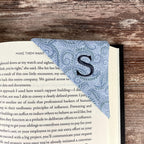 Personalized Bookmark with Embroidered Initial, a Thoughtful Gift for Teachers, Coworkers and Book Lovers