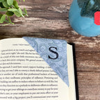 Personalized Bookmark with Embroidered Initial, a Thoughtful Gift for Teachers, Coworkers and Book Lovers