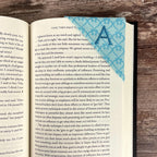 Personalized Bookmark with Embroidered Initial, a Sweet Gift for Readers, Best Friends or Someone Special