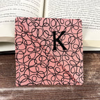 Personalized Bookmark with Embroidered Initial, a Unique Book Lover Gift for Birthdays, Book Clubs or Just Because
