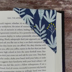 Orange and Yellow Floral Bookmark for Readers and Flower Lovers Makes a Thoughtful Book Club Gift